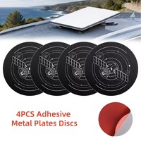 Nouvelles plaques de fixation magnétiques Starlink Mini Gen 3 (4 pièces) – Plaquettes adhésives métalliques pour montage de parabole satellite sur voiture