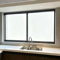 Ventana Corredera de Aluminio con Vidrio Aislante Estándar AS1288 AS2208, Pantalla Plegable para Dormitorios en Zonas Frías, Viviendas Residenciales