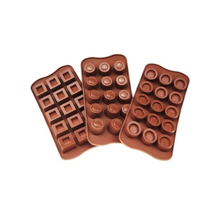 <b>Silicone</b> Multi-Shape Chocolate Making Reusable and Heat Resistant <b>Baking</b> Mold - Product Image 3