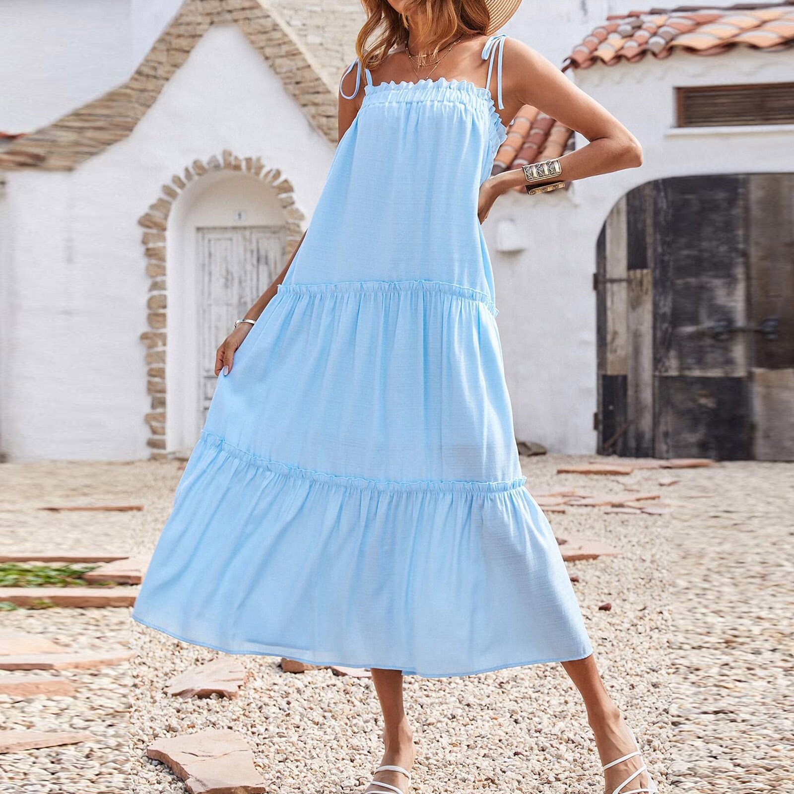 Western Dress for Female Women Maxi Summer Dress 2026 Vestidos Ruched Elegant Casual Dresses| Alibaba.com Western Dress for Female Women Maxi Summer Dress 2026 Vestidos Ruched Elegant Casual Dresses| Alibaba.com