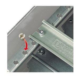 Rail DIN perforé Phoenix NS 32 perforé 2000 mm pour usage mécanique - Product Image 3