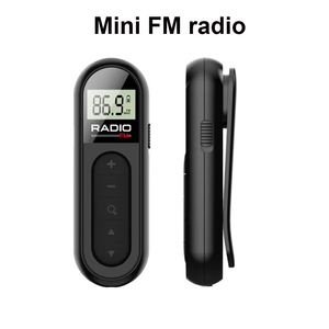 Radio FM portable rechargeable, radio numérique de poche, radio transistor, Walkman, petite radio à piles pour la randonnée, la marche, la maison intelligente - Product Image 3