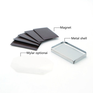Wholesale 1000sets 53*80mm Fridge <strong>Magnet</strong> Materials Materials Transparent Pin <strong>Magnet</strong> Fridge and Whiteboard - Product Image 4
