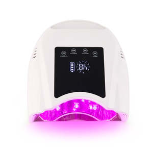 <span class=keywords><strong>Lampe</strong></span> à ongles LED UV sans fil rechargeable haute puissance 98W avec double port USB et double lumière rouge <span class=keywords><strong>pour</strong></span> séchage professionnel à domicile - Product Image 4