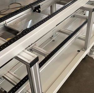 Automatic Adjustable Speed Chain Stainless Steel Pallet Conveyor for Battery Sorting Lithium Energy Storage High Capacity - Product Image 6