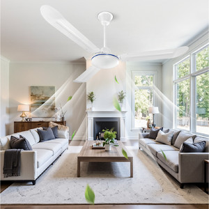 Ventilador <span class=keywords><strong>de</strong></span> Techo Industrial Gigante <span class=keywords><strong>de</strong></span> 56 Pulgadas (1400 mm) con Aspas Curvas Resistentes y Oscilación, para México y Sudamérica - Product Image 1