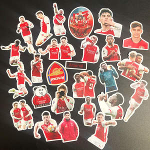 Colección <span class=keywords><strong>de</strong></span> Pegatinas del Arsenal <span class=keywords><strong>de</strong></span> la Premier League, Temporada 24-25 <span class=keywords><strong>de</strong></span> la Liga <span class=keywords><strong>de</strong></span> Campeones, Material PET, Pegatinas DIY para Decoración <span class=keywords><strong>de</strong></span> Teléfonos y Computadoras Portátiles - Product Image 2