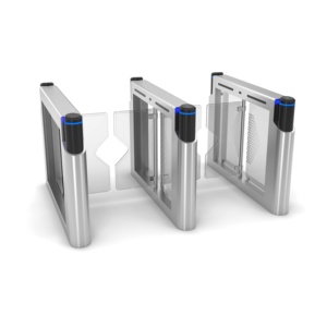 ประตูสวิงควบคุมการเข้าออกด้วย RFID พร้อมระบบจดจำใบหน้าและบัตร IC สำหรับยิมและสปา ลดราคาพิเศษ - Product Image 1