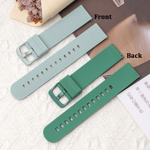 Tùy chỉnh 20mm 22mm phát hành nhanh chóng Silicone lưới ban nhạc đồng hồ bán buôn số lượng lớn thể dục thể thao cao su moonswatch Dây đeo đồng hồ - Product Image 3