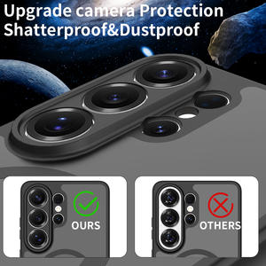 Étui de téléphone magnétique d'usine avec protection d'objectif pour <span class=keywords><strong>Samsung</strong></span> S26 Ultra, <span class=keywords><strong>coque</strong></span> de téléphone portable effet peau pour <span class=keywords><strong>Samsung</strong></span> 26 25 24 - Product Image 4