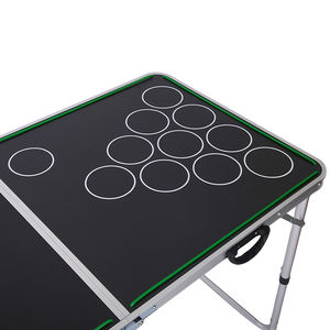 Moderno personalizado fácil <span class=keywords><strong>de</strong></span> llevar impermeable ligero <span class=keywords><strong>de</strong></span> aluminio plegable cerveza <span class=keywords><strong>Pong</strong></span> <span class=keywords><strong>mesa</strong></span> para comedor al aire libre Camping reunión seguridad - Product Image 3