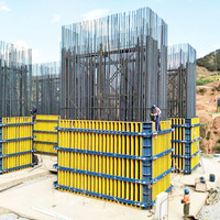 H20 Sistema de encofrado de pared de columna de viga de madera para construcción de hormigón