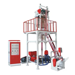 Üfleme makinesi fiyat Queensense darbe Film makinesi/üflemeli zar presi/plastik PE bir yıl 22-36kw CE CN;