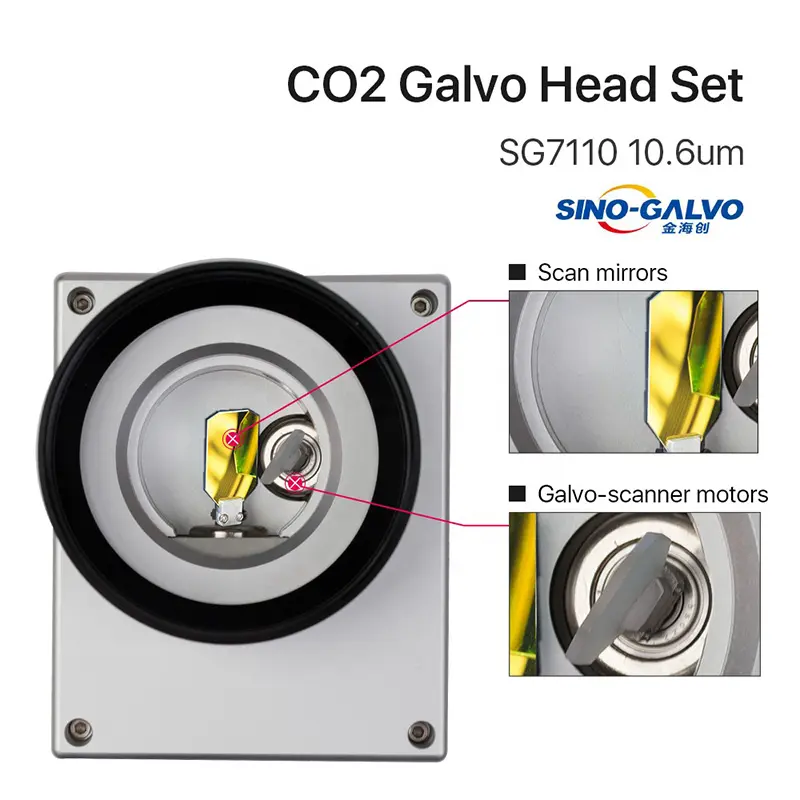 Auto focus 3D 10mm Galvo Scanner galvanometer Galvano Head SG7110 for fiber laser marking machine