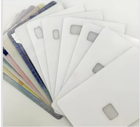 Carte en polycarbonate transparente à prix d'usine pour application hôtelière, carte RFID blanche imprimable au laser, carte d'identité photo vierge