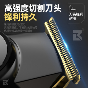 Hair Clipper Electric With Digital Display Brushless Motor Metal Body Charging Model For Barber Shop And Pets - Product Image 4