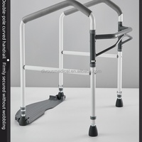 Barre d'appui pliable robuste pour lit d'appoint pour personnes âgées, réglable en hauteur, pour toilettes