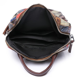Nouveau <span class=keywords><strong>Sac</strong></span> <span class=keywords><strong>à</strong></span> <span class=keywords><strong>Dos</strong></span> Scolaire Multifonctionnel Imperméable et <span class=keywords><strong>Coloré</strong></span> de Style Vintage pour Étudiants, Femmes et Adolescentes, Idéal pour Ordinateur Portable et Voyages - Product Image 4