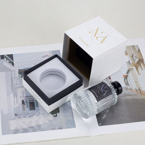 Özel Lüks Siyah Karton Kutu 50ml Parfüm Şişesi ve 50ml 100ml Difüzör Araç Kokusu için Kutu - Product Image 2