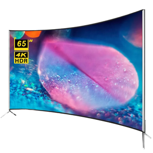Téléviseur intelligent incurvé 4K Ultra HD de qualité supérieure de 50, 55, 65, 75, 85 pouces avec écran neuf pour salon et meuble de rangement - Product Image 1