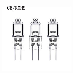Низкая экономичная галогенная лампа G4 Jc 6v 12v 24v 10w 20w 35w 50w прозрачное стекло G5.3 G6.35 G4 галогенная лампа - Product Image 3