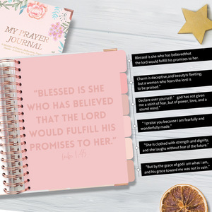Benutzer definierte A5 Hardcover Spiral Planner Bestätigung Dankbarkeit Self-Care Journal Manifestation Gebet Bibel Notizbücher für Personal - Product Image 2
