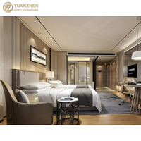 Ensemble de chambre d'hôtel de luxe au design moderne en bois de chêne massif et MDF, écologique, pour appartements et hôtels, prix compétitif direct usine