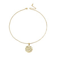 Collar con Colgante de Acero Inoxidable con Caligrafía Islámica de Ayatul Kursi, Joyería de Moda Musulmana Árabe, Regalo para Eid y Ramadán
