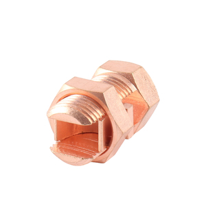 <span class=keywords><strong>SUNJ</strong></span> haute qualité T/J série TJ-16 laiton/cuivre connecteur de boulon fendu ligne robinet pince 16mm2 fabrication en gros - Product Image 4