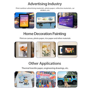 SunikaエコソルベントインクジェットプリンターI3200プリントヘッド高解像度4800 DPIロールツーロール全自動バナー/ラベル印刷機 - Product Image 2