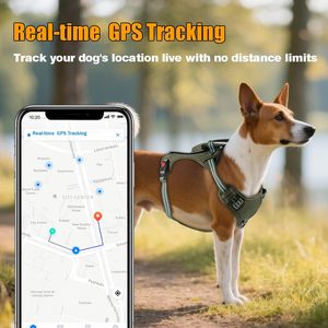 เครื่องติดตาม GPS DreamBee สำหรับสุนัขและแมว ชาร์จพลังงานแสงอาทิตย์ แบบเสื้อกั๊กกันน้ำ น้ำหนักเบา ติดตามตำแหน่งแบบเรียลไทม์ สำหรับสัตว์เลี้ยง เดินทาง ฉุกเฉิน - Product Image 4