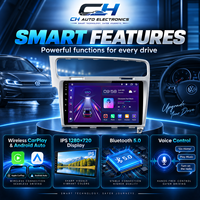 Pour VW Golf 7 2013-2017 2Din Android Auto Autoradio Multimédia Carplay GPS Navigation Compatible