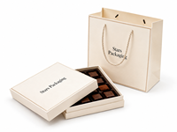 Boîte à épaule de luxe avec couvercle et fond, avec plateau en plastique à 9 compartiments, en carton gris mat 1500 GSM, pour emballage cadeau