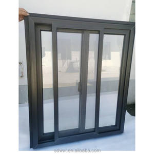 חלון ציר UPVC לבתים עמידים בפני פגיעות, חלונות פלסטיק PVC זכוכית - Product Image 6