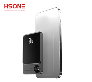 Estación de Carga Inalámbrica Magnética Mini de 5000 mAh y 20 W, Ultra Delgada, de Carga Rápida, Material de Aleación de Aluminio - Product Image 4