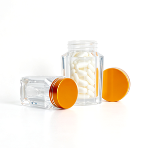 Botella de Plástico PS de Grado Alimenticio de 40 ml y 60 ml para Suplementos, Píldoras, Cápsulas, Vitaminas y Gomitas, con Tapa Personalizable - Product Image 3