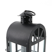 Bougeoir noir délicat antique, porte-bougie, grande lanterne marocaine, vente en gros pas cher