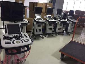 OB dan Gyn Mesin Perlengkapan Ultrasound Doppler Warna Troli dengan <span class=keywords><strong>Probe</strong></span> 4D <span class=keywords><strong>3D</strong></span> untuk Klinik - Product Image 3