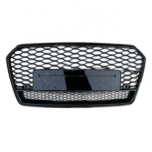 Hot Car <span class=keywords><strong>A7</strong></span> S7 Black Front Grille RS7 Style Parachoques delantero Honeycomb Grill con Quattro para <span class=keywords><strong>Audi</strong></span> <span class=keywords><strong>A7</strong></span> S7 C7.5 2016 2017 2018 <span class=keywords><strong>2019</strong></span> - Product Image 5
