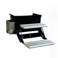 Marchepied manuel double pliable OEM pour camping-car, caravane et remorque de camping