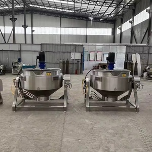 Marmite à agitation automatique avec bouilloire à enveloppe d'huile à transfert de chaleur <span class=keywords><strong>pour</strong></span> restaurant et usage commercial - Product Image 3