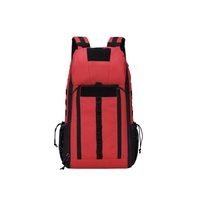 Sac à dos médical de premiers soins tactiques avec trois pochettes sac médical d'urgence doublure en polyester fermeture à glissière