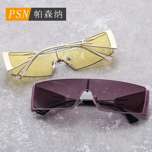 Psn Shield <b>Sunglasses</b> Metal Frame <b>Gradient</b> Lens UV400 Outdoor Sports Unisex Adult - Product Image 2
