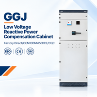 Armoire de condensateurs automatique personnalisée GGJ, vente directe usine, correction du facteur de puissance basse tension pour le secteur pétrochimique et pétrolier