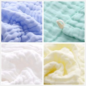 RTS <strong>Best</strong> Selling Colorful Natural Cotton Muslin Face Towels 30*30 Quick-Dry <strong>Washcloths</strong> Disposable for <strong>Newborns</strong> Woven Bathroom - Product Image 6