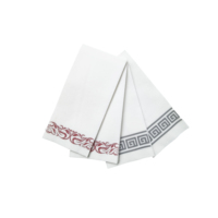 WanCai Offre Spéciale 1 pli jetable noir blanc Airlaid serviette de poche serviettes personnalisées avec Logo serviettes de dîner papier de soie imprimé