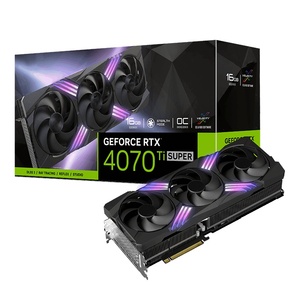 การ์ดจอกราฟิกสำหรับเล่นเกมบนเดสก์ท็อป MXM รุ่นใหม่ 16GB GDDR6X พัดลมสามตัว RGB OC DLSS 3 GeForce RTX 4070 Ti SUPER พัดลมสามตัว RGB Des - Product Image 2