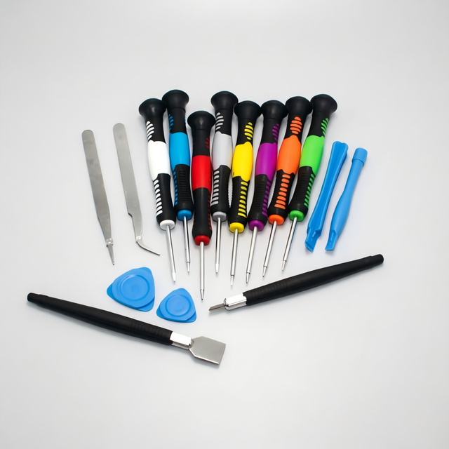 16-in-1 Stainless Steel Mobile Phone Repair Kit Mini Tools Screwdriver Set Plastic Handle DIY Industrial Grade OEM Cellphone