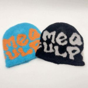 Gorros de Punto Personalizados Unisex al por Mayor, Gorro de Invierno de Primera Calidad, Mohair Mea Culpa Jacquard, 100% Nailon - Product Image 5