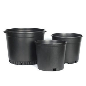 Wholesale 1 2 3 4 5 6 7 10 15 Gallon Recycled Blow Molding Nursery Plastic Pots